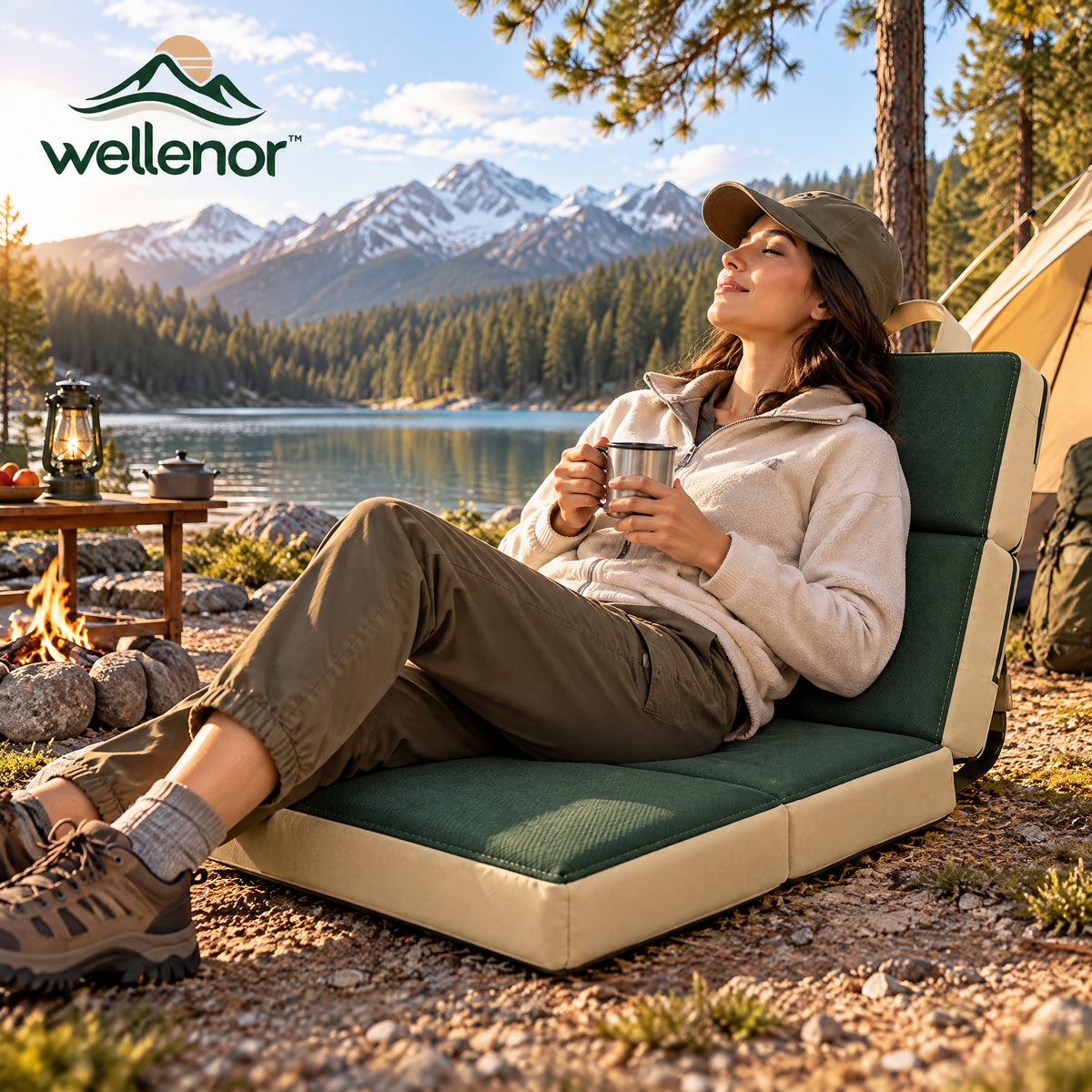wellenor™ Foldable Camping Cushion