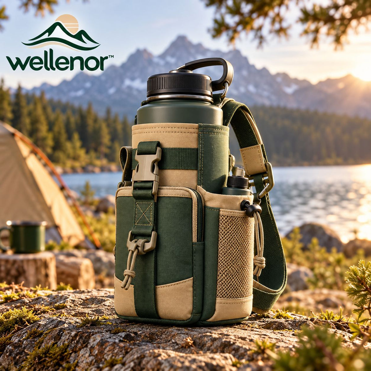 wellenor™ Portable Bottle Organizer
