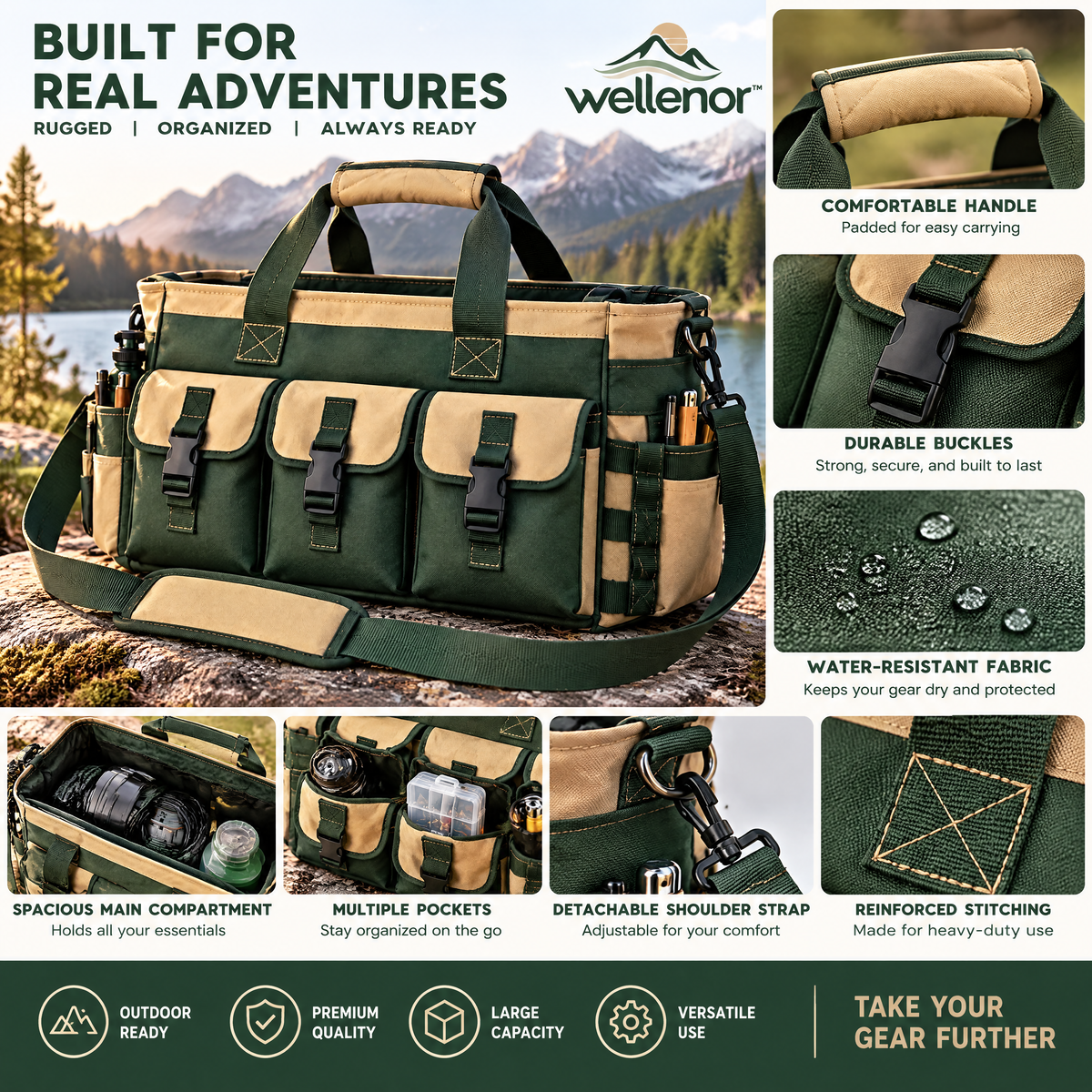 wellenor™ Outdoor Utility Tool Bag