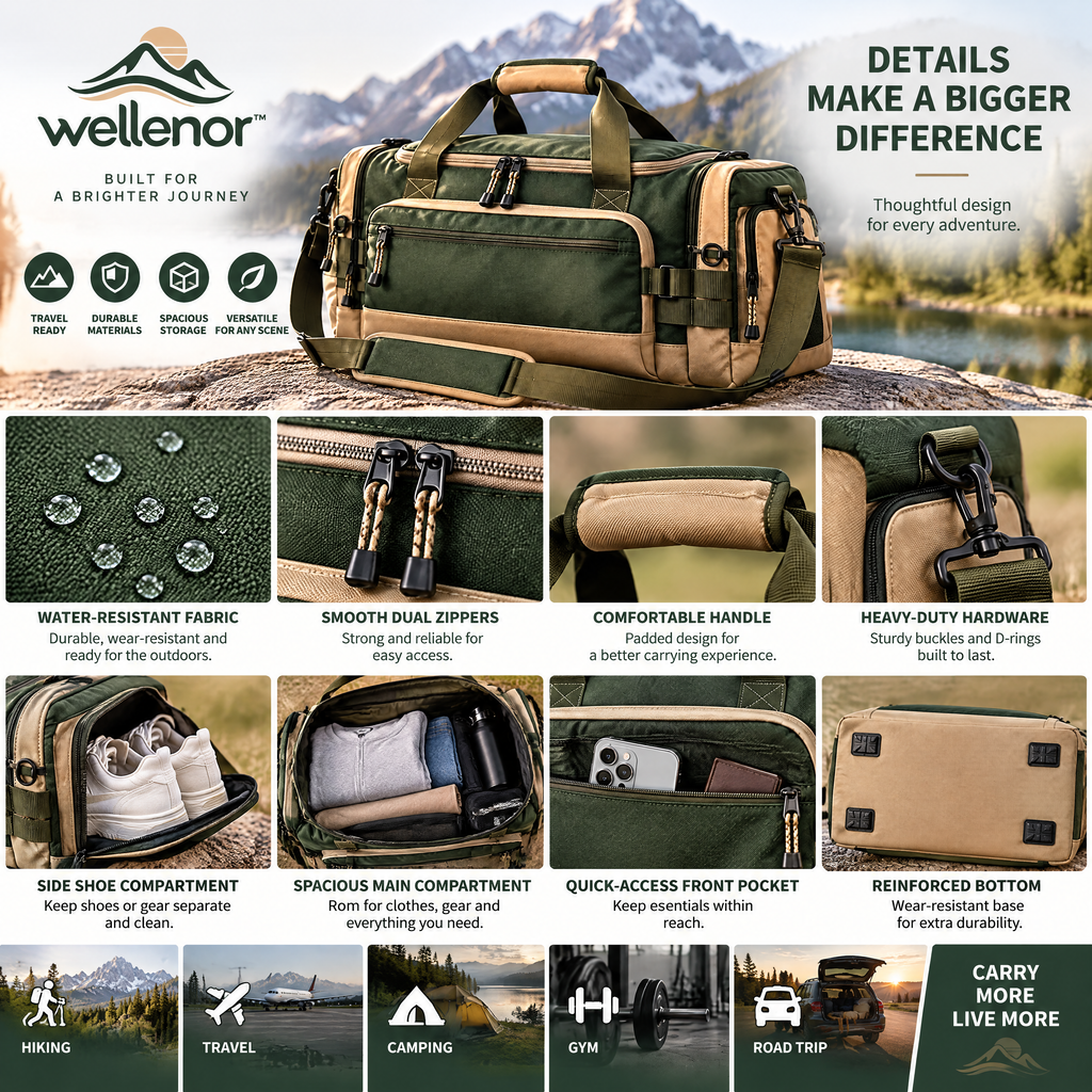 wellenor™ Camping Equipment Carry Bag