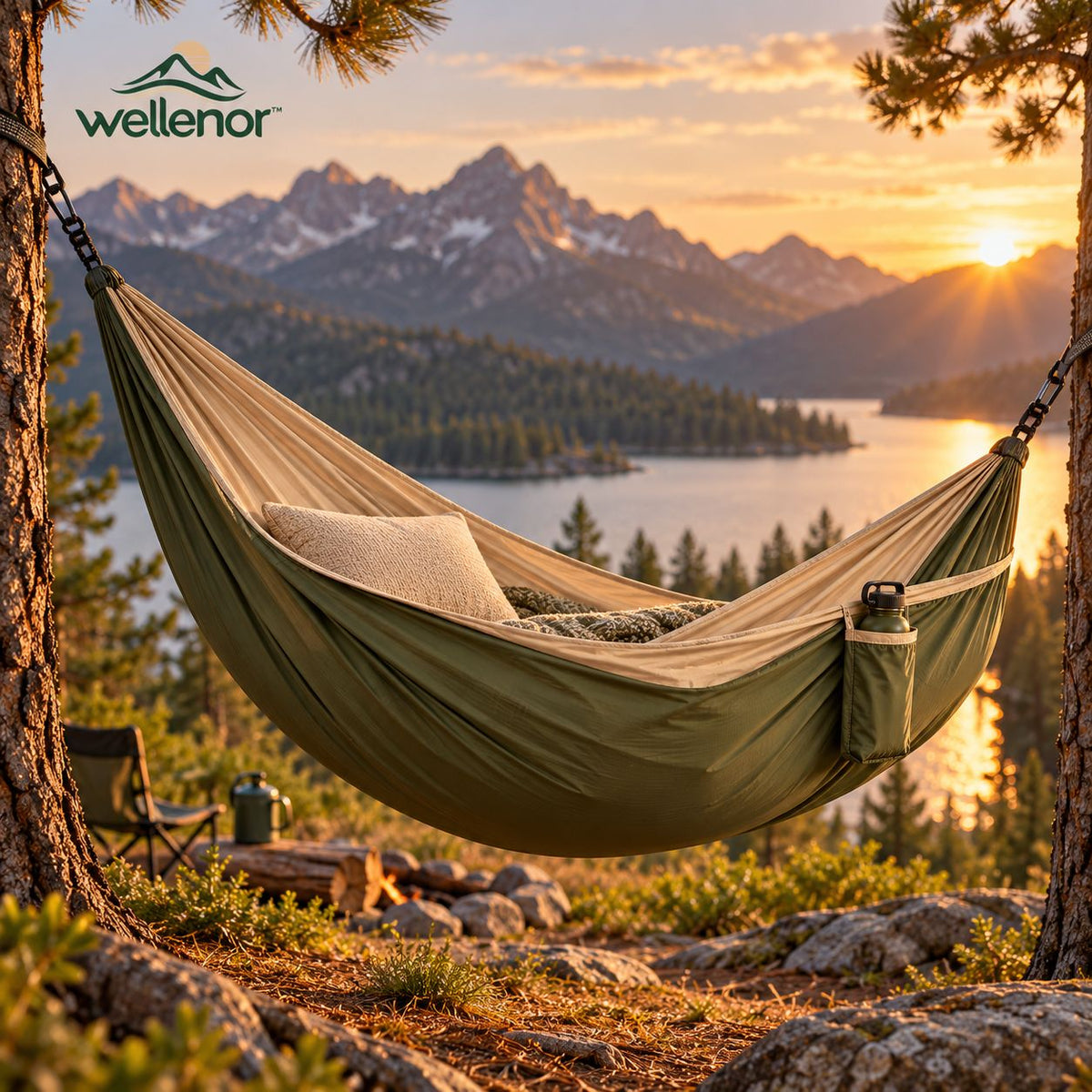 wellenor™ Portable Camping Hammock